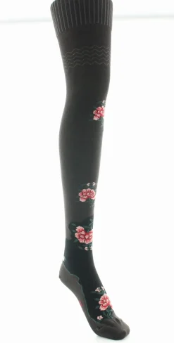 Clearance Berthe Aux Grands Pieds Jambières coton femme fleurs