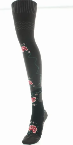 Clearance Berthe Aux Grands Pieds Jambières coton femme fleurs