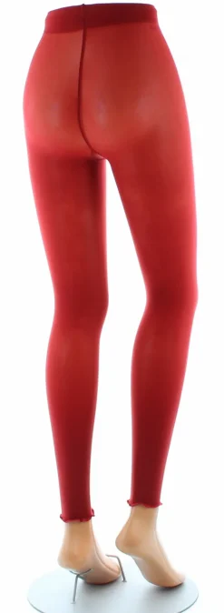 Discount Berthe Aux Grands Pieds Leggings Femme Berthe fins rouge