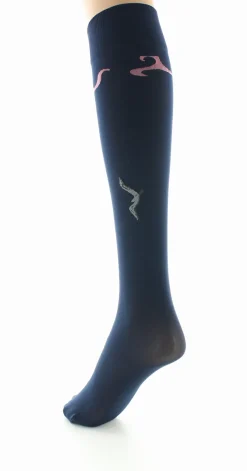 Best Berthe Aux Grands Pieds Mi-bas femme 40D marine mouette grise