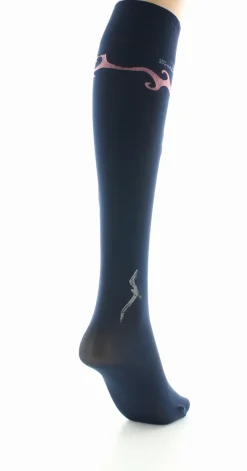 Best Berthe Aux Grands Pieds Mi-bas femme 40D marine mouette grise