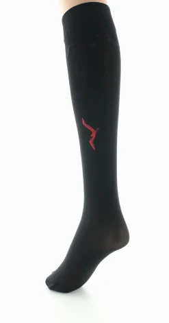 Discount Berthe Aux Grands Pieds Mi-bas femme 40D noir mouette rouge