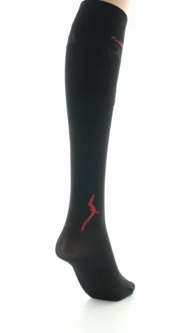 Discount Berthe Aux Grands Pieds Mi-bas femme 40D noir mouette rouge