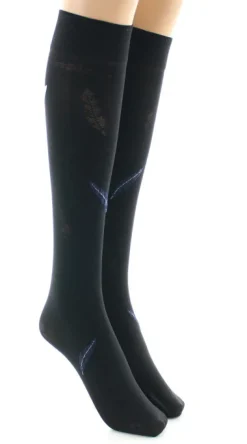Sale Berthe Aux Grands Pieds Mi-bas femme 40D plume noir et beige