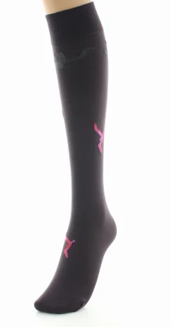 Clearance Berthe Aux Grands Pieds Mi-bas femme 40D prune mouette rose