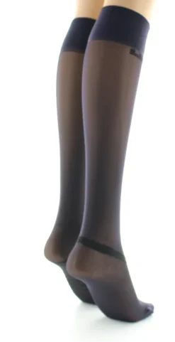 Best Berthe Aux Grands Pieds Mi-bas nœuds et rayures Noir