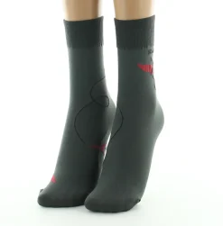 Fashion Berthe Aux Grands Pieds Mi-chaussettes 40D femme kaki hirondelle rouge