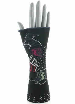 New Berthe Aux Grands Pieds Mitaines coton femme poissons