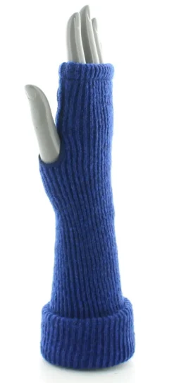 Online Berthe Aux Grands Pieds Mitaines en mohair Bleu Royal