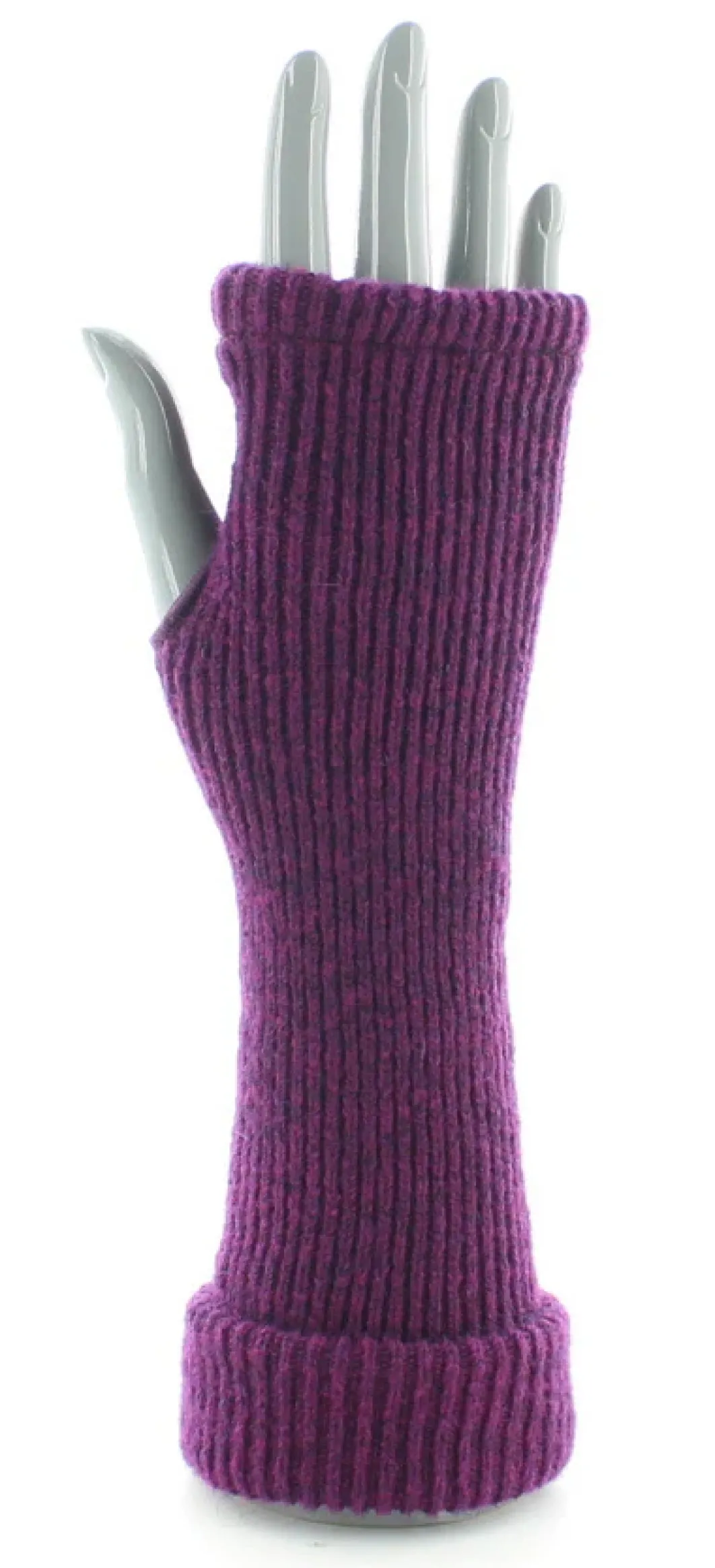 Outlet Berthe Aux Grands Pieds Mitaines en mohair Prune