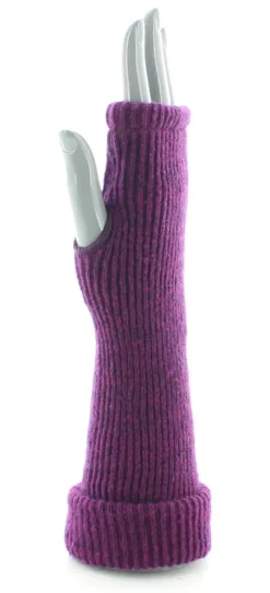 Outlet Berthe Aux Grands Pieds Mitaines en mohair Prune