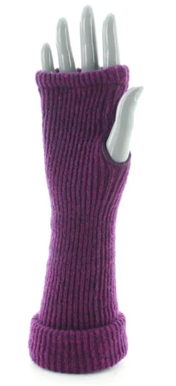 Outlet Berthe Aux Grands Pieds Mitaines en mohair Prune