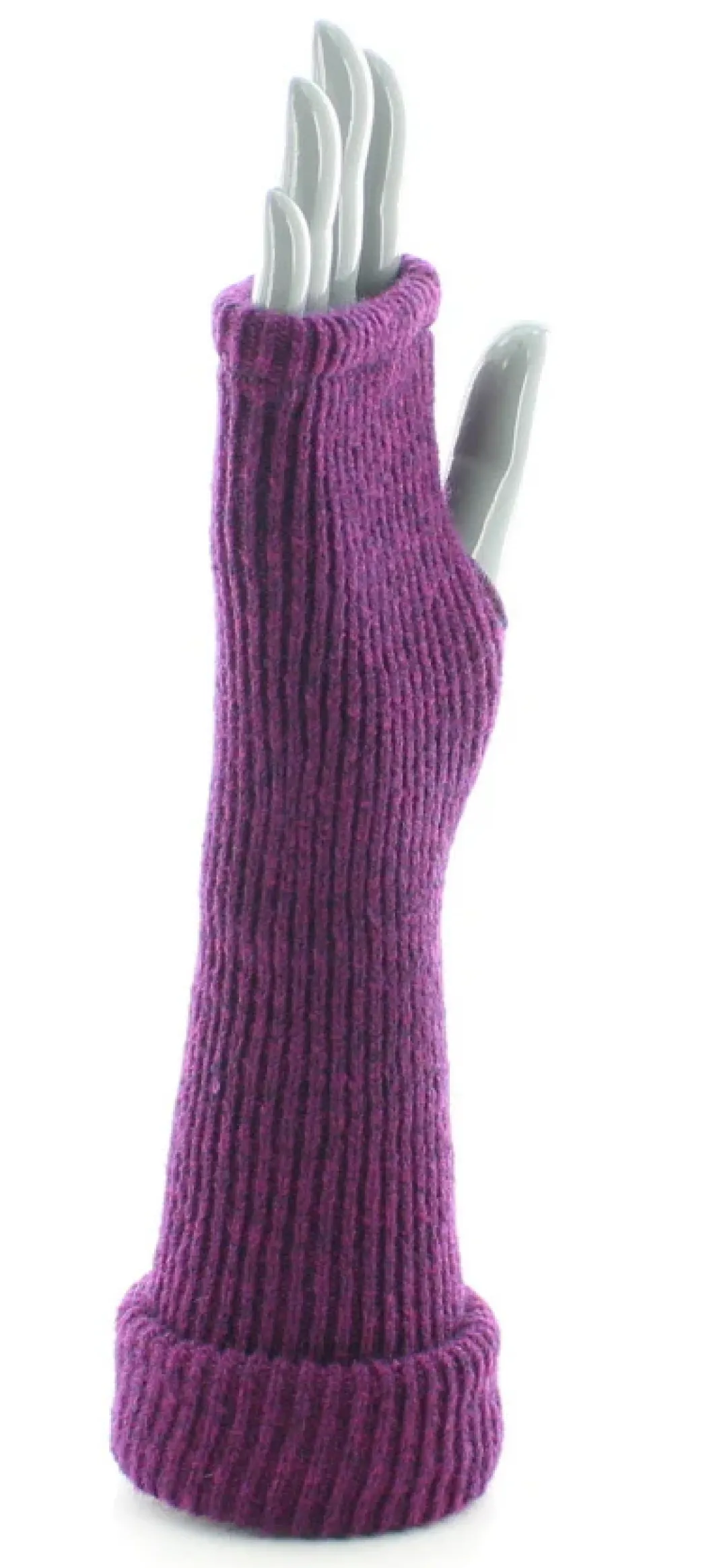 Outlet Berthe Aux Grands Pieds Mitaines en mohair Prune