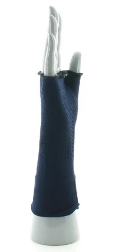 New Berthe Aux Grands Pieds Mitaines en soie Bleu Marine