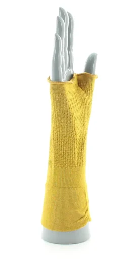 Fashion Berthe Aux Grands Pieds Mitaines en soie Jaune Tournesol