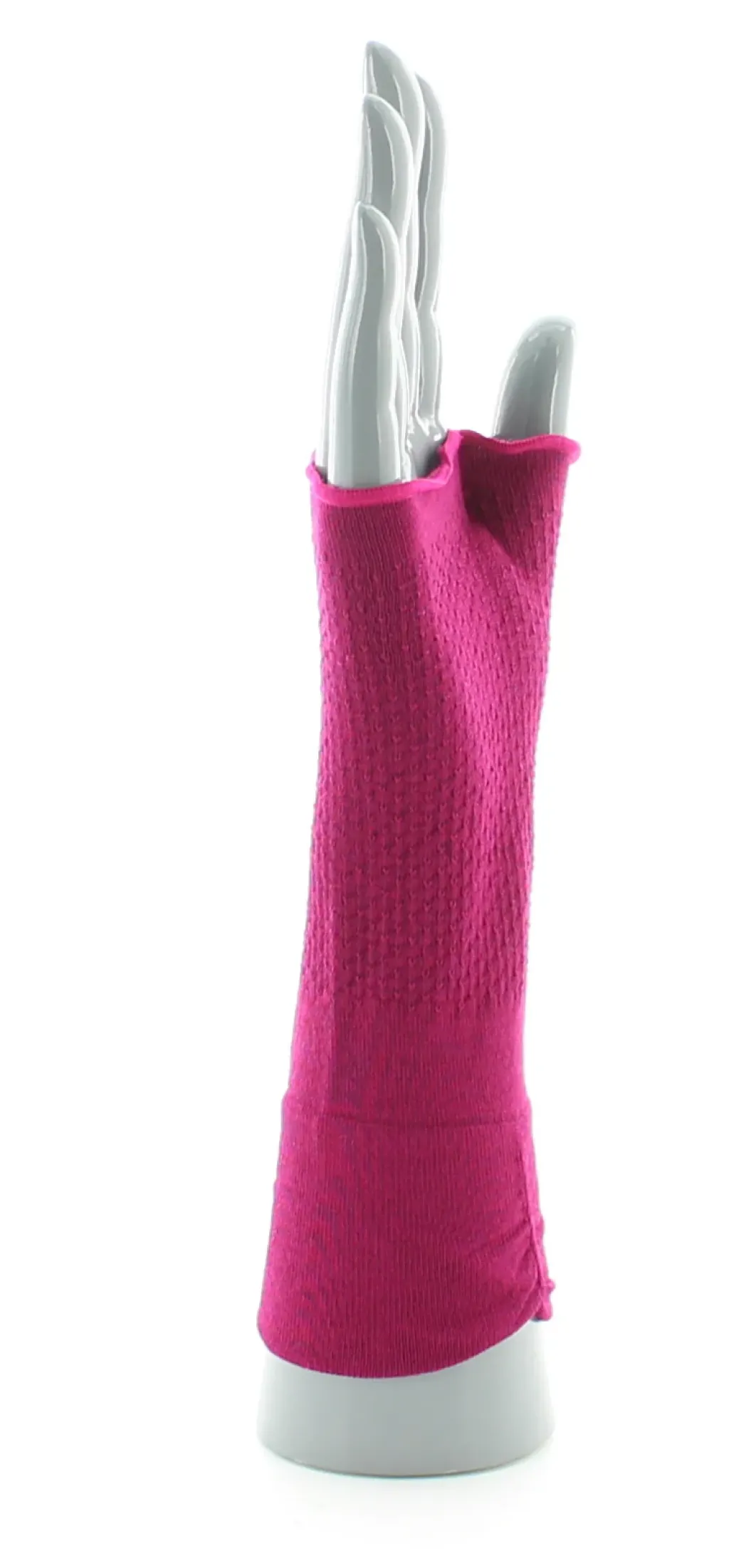 Hot Berthe Aux Grands Pieds Mitaines en soie Rose