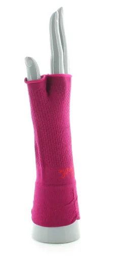 Hot Berthe Aux Grands Pieds Mitaines en soie Rose