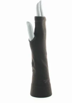 Hot Berthe Aux Grands Pieds Mitaines femme cachemire marron