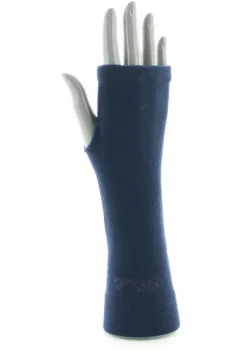 Sale Berthe Aux Grands Pieds Mitaines femme cachemire bleu marine