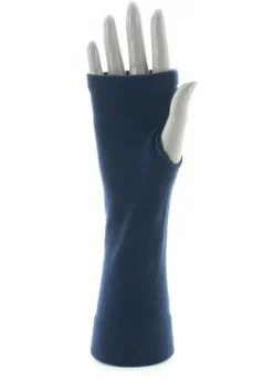 Sale Berthe Aux Grands Pieds Mitaines femme cachemire bleu marine