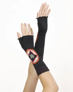 New Berthe Aux Grands Pieds Mitaines femme coton cercles de feux
