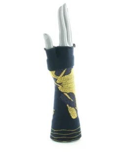 Best Berthe Aux Grands Pieds Mitaines femme coton feuilles d'or