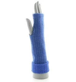 Fashion Berthe Aux Grands Pieds Mitaines femme laine et acrylique bleu