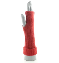 Fashion Berthe Aux Grands Pieds Mitaines femme laine et acrylique rouge