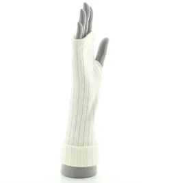 Clearance Berthe Aux Grands Pieds Mitaines femme laine et acrylique écru