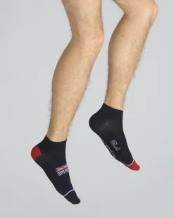New Berthe Aux Grands Pieds PACK de 2 paires de chaussettes courtes marine et blanche