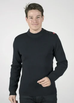 New Berthe Aux Grands Pieds Pull Marin Homme Homard marine dark navy