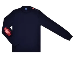 Hot Berthe Aux Grands Pieds Pull marin Homme Pois rouges