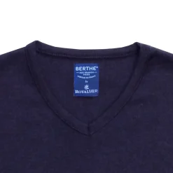 Outlet Berthe Aux Grands Pieds Pull marin Homme Soviet col V