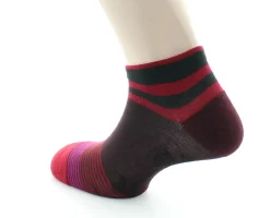 Best Berthe Aux Grands Pieds Socquettes à rayures bordeaux et rouges