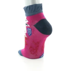 Fashion Berthe Aux Grands Pieds Socquettes bébé fil d'Ecosse fleurs sauvages