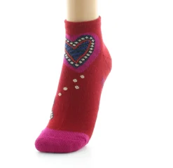 Outlet Berthe Aux Grands Pieds Socquettes de sport femme coton cœur