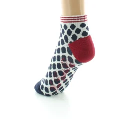 New Berthe Aux Grands Pieds Socquettes de sport femme coton pois