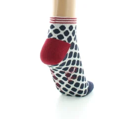 New Berthe Aux Grands Pieds Socquettes de sport femme coton pois