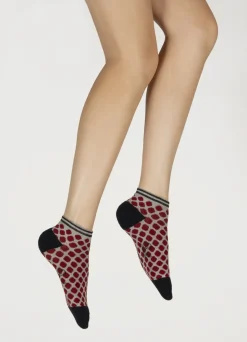 Sale Berthe Aux Grands Pieds Socquettes de sport Femme Pois Rouges