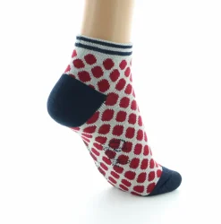 Sale Berthe Aux Grands Pieds Socquettes de sport Femme Pois Rouges