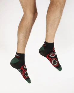 Hot Berthe Aux Grands Pieds Socquettes de sport homme coton graphisme géométrique