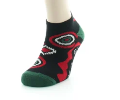 Hot Berthe Aux Grands Pieds Socquettes de sport homme coton graphisme géométrique