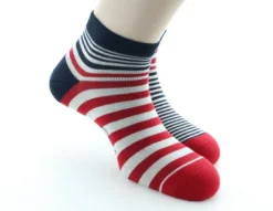 Best Berthe Aux Grands Pieds Socquettes de sport Homme Rayures Asymétriques