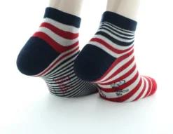 Best Berthe Aux Grands Pieds Socquettes de sport Homme Rayures Asymétriques