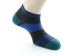 Hot Berthe Aux Grands Pieds Socquettes de sport rayées Bleu et Marine