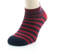Sale Berthe Aux Grands Pieds Socquettes de sport rayées Marine et Rouge
