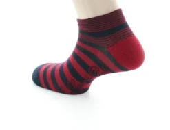 Sale Berthe Aux Grands Pieds Socquettes de sport rayées Marine et Rouge