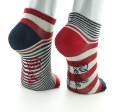 Discount Berthe Aux Grands Pieds Socquettes Enfant Rayures Asymétriques