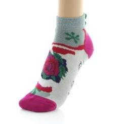 Clearance Berthe Aux Grands Pieds Socquettes Femme Boutons de Roses