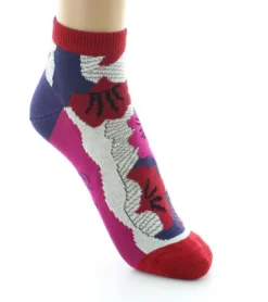 Hot Berthe Aux Grands Pieds Socquettes Femme Coquelicot Art Déco